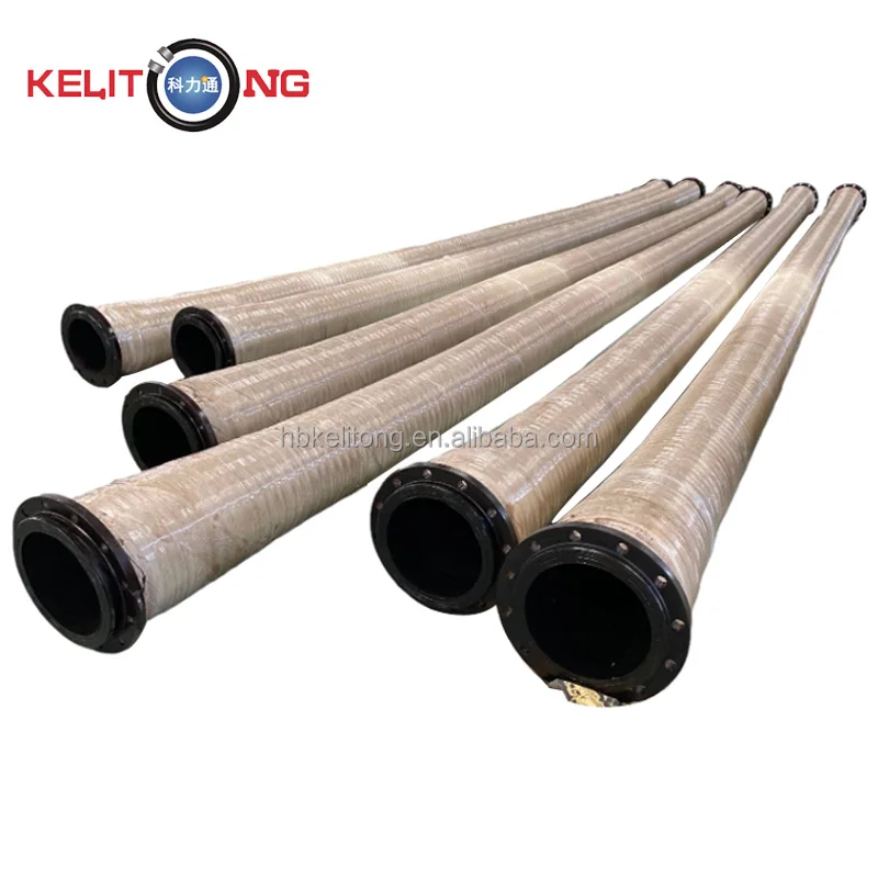 High quality fiberglass heat resistant hose Fire-resistant cooling water rubber hose