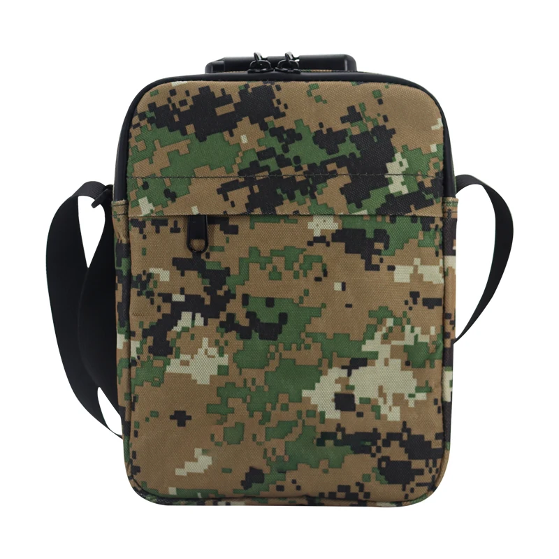 factory custom smellproof luxury shoulder logo activated carbon lined stash travel camo smell proof shoulder bag