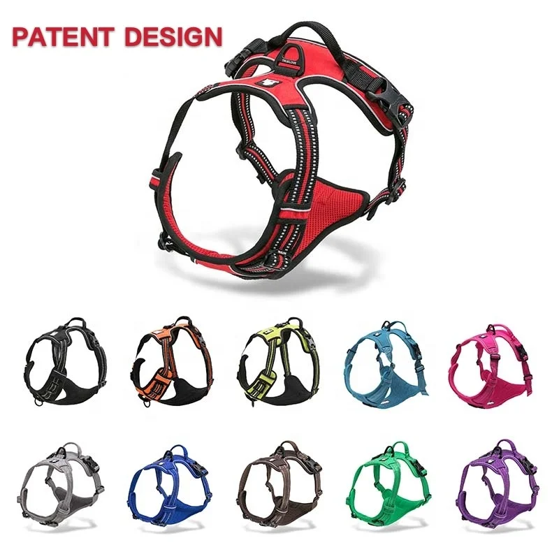 Truelove soft nylon reflective High quality and durable nylon wholesale stock harness dog custom pet dog harness  Dog Harness,