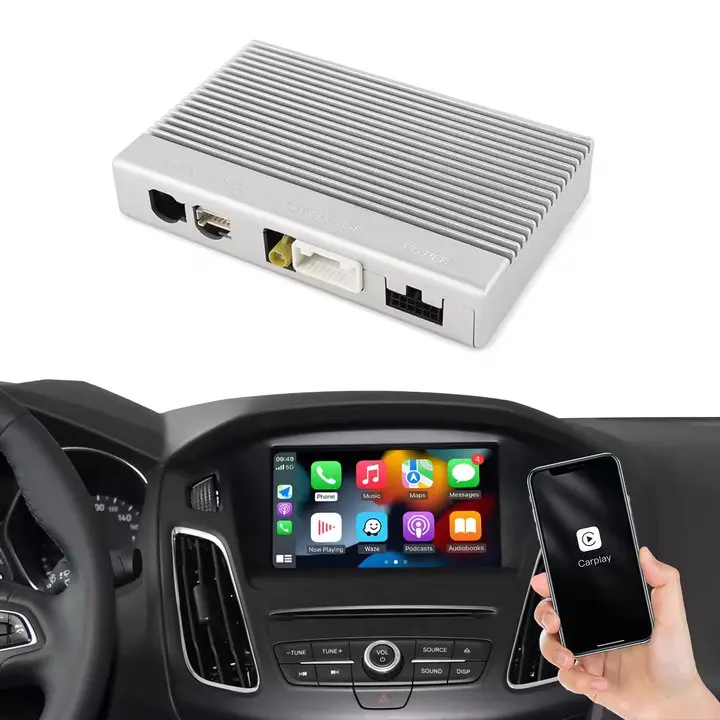 Синхронизация 2 Android автоматический беспроводной видеоинтерфейс Apple CarPlay Модернизированный комплект бокс-модуль для Ford Expedition