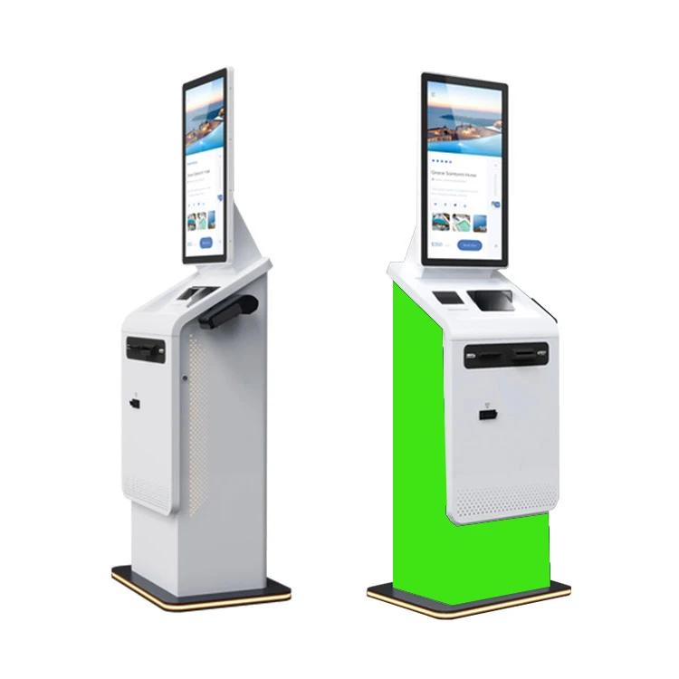 Crtly 32inch atm cash deposit acceptor machine foreign exchange machine self service touch screen parking checkout payment kiosk