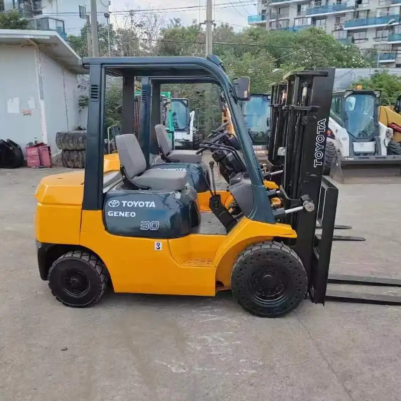 Second-Hand Toyota forklift 3ton 5tons Diesel forklift on Sale with good condition in shanghai