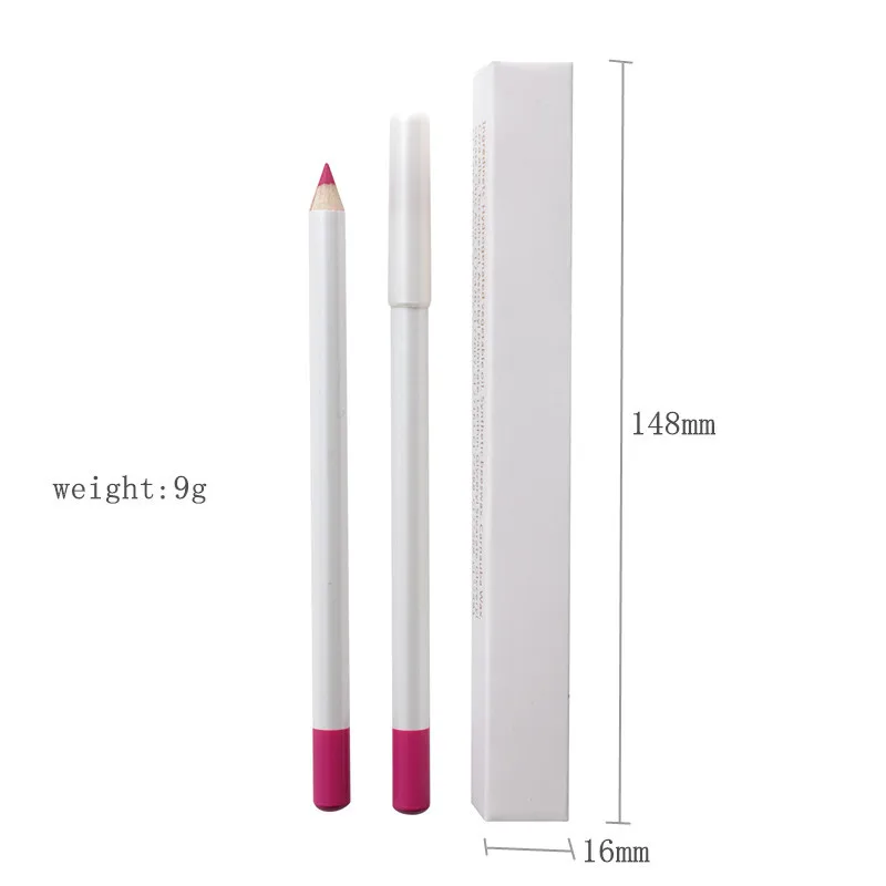 Oem 21 Colors Private Label Waterproof Makeup Tools Lip Liner Matte Makeup Smoothly Lipliner Pencil
