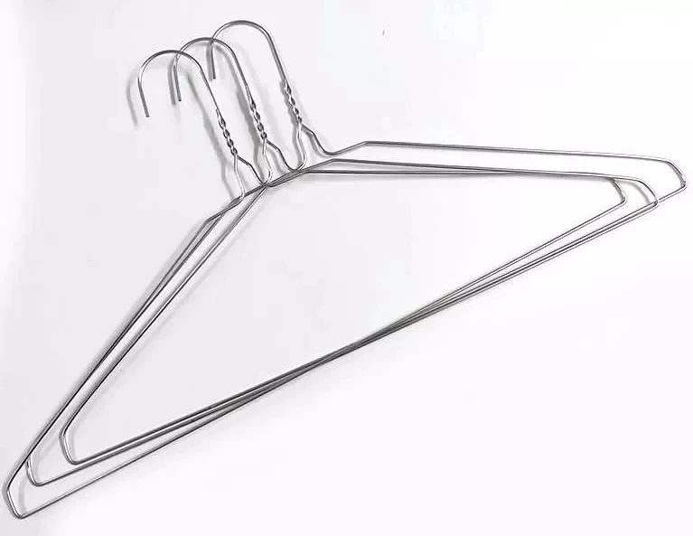 Hot Sale Laundry Galvanized Metal Wire For Shirt Hanger Iron Wire Percha para ropa de metal