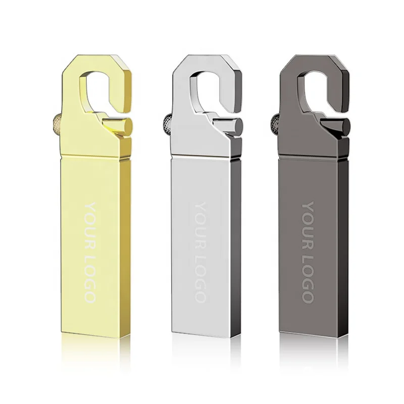 Hot Style USB 2.0 Mini Metal 64MB 128MB 256MB 32GB hook shape USB Flash Drives 128GB Memory USB 64GB wholesale cheap prices