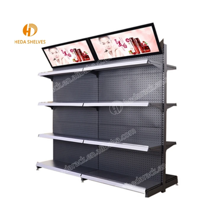 Modern Retail Shop Gondola Shelving System Grocery Store Used Display Units for Sale