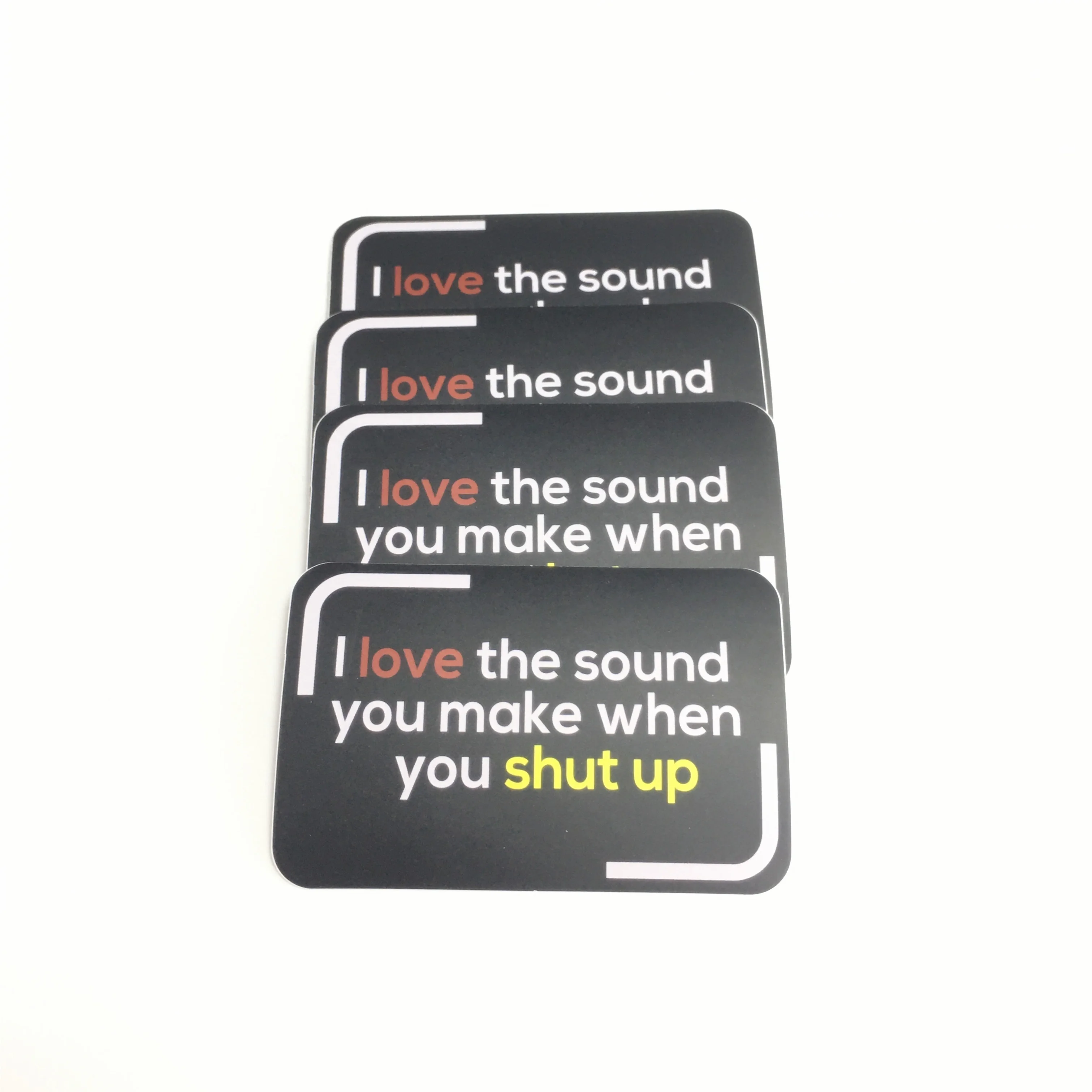 Black background With Text Waterproof Stickers For Laptop Bottle Car Motorcycle Racing Car Decal Sticker