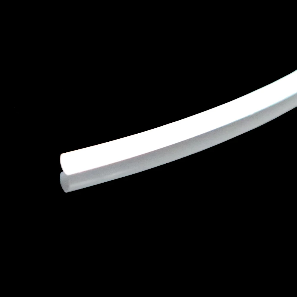 Cream white  8mm Plastic side light optic fiber light