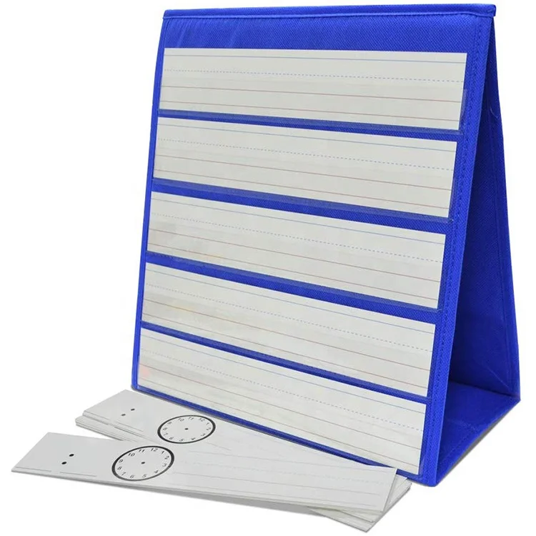 Fits Standard Sentence Strips Word Cards Daily Schedule Clear Pocket Chart for Lessons Home Use