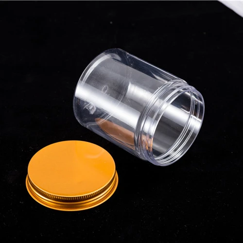 Multipurpose Clear 400ml 500ml 720ml 850ml Screw Cap Food Jam Bottle Plastic PET Jar