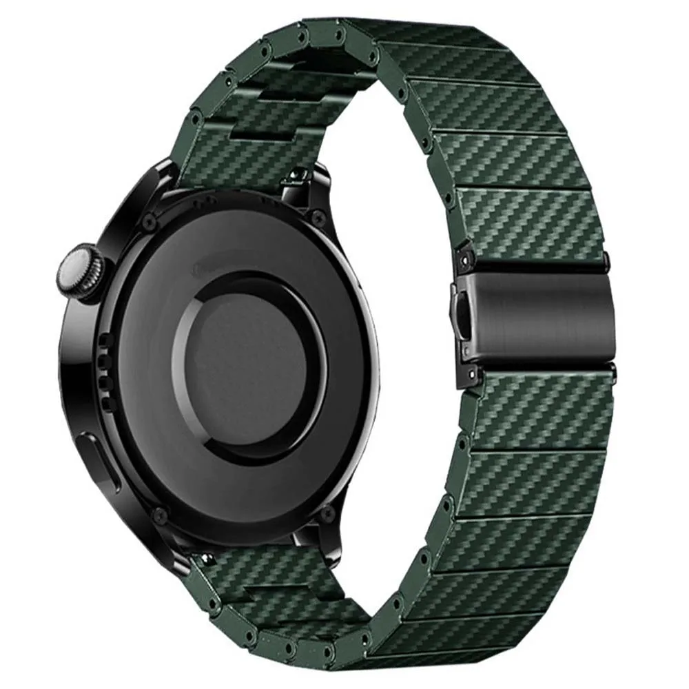 Carbon fiber band Strap Solid Sport Lightweight Waterproof Size 20MM 22mm for Samsung watch