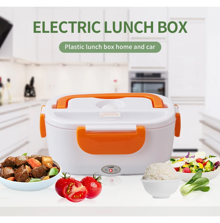 110V/220V Home self heating Insulation lunch box portable Food Container Leakproof mini electric lunch box for Children