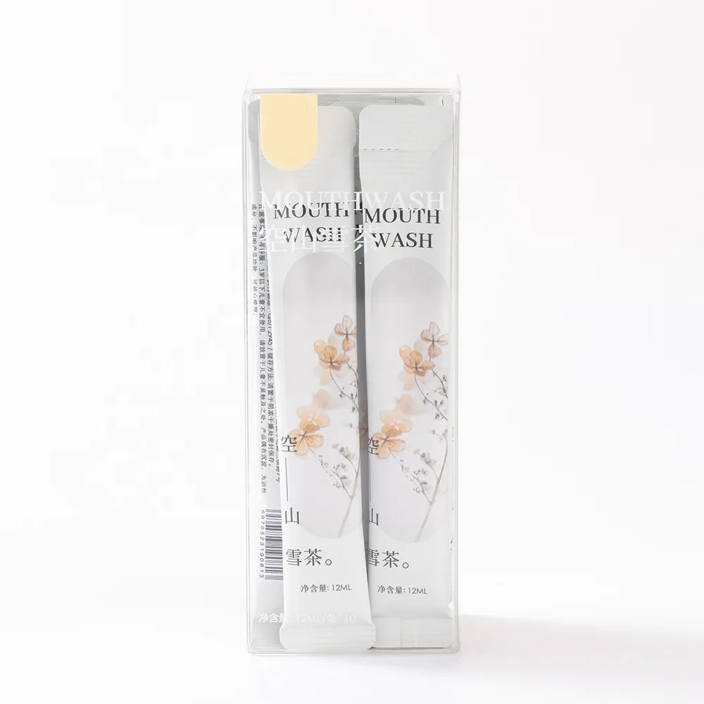 12 ml disposable mouthwash portable pocket travel size mini bar custom size suitable for sensitive teeth