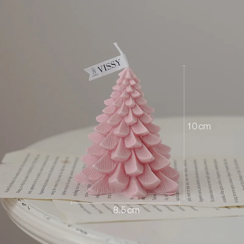 Manufacturers supply creative Christmas tree scented candles wholesale scene decoration scented candles gift box Christmas tree