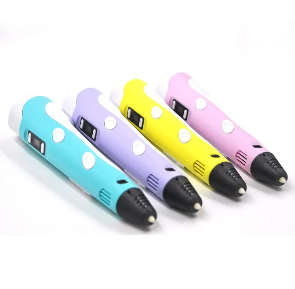 Rechargeable control speed 3d pens for kids