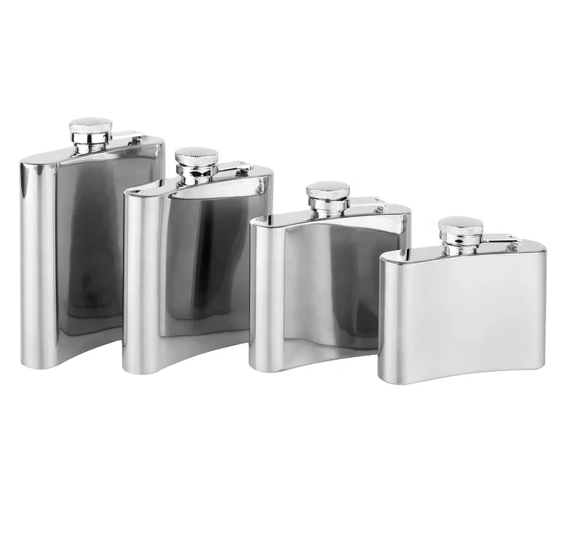 
 Бесплатный образец, заводские инструменты для напитков для виски, индивидуальная фляжка из нержавеющей стали 12 унций  