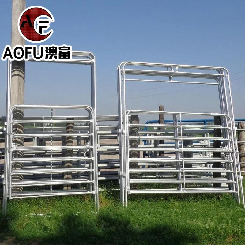 Welded Hot Dipped Galvanized Fence Cattle Panel livestock goat/cattle/horse corral fence panel for pasture farm