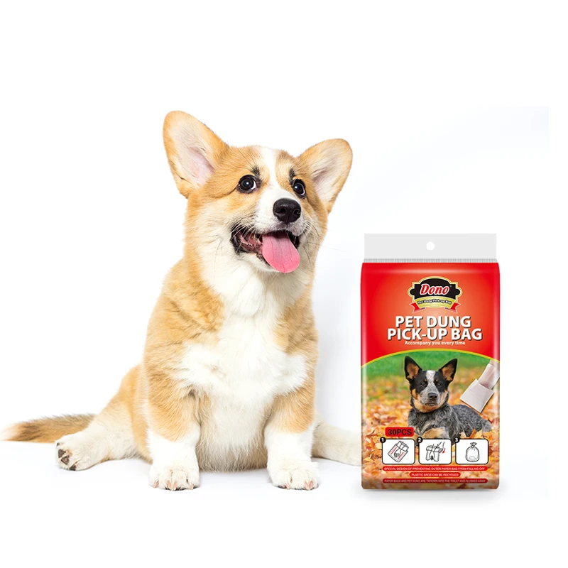 DONO Pet dung pink up bag waste disposal bag dog excrement pick up bag