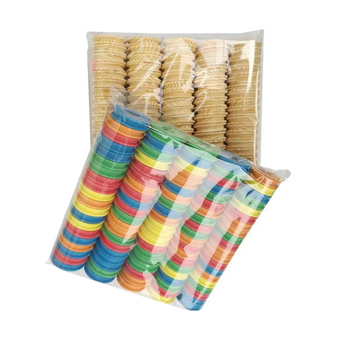 8Cm Eva Foam Main Shaft Fishing Colorful Bobbin Wood Grain With Hole Bobbin Main Coil Fishing Gear Accessories