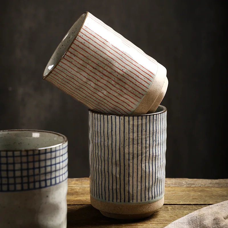 300ml Vintage Ceramic Clay Coffee Latte Cup Porcelain Pottery Tea Drinkware Water Mug