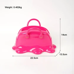 O&M Cute Girl Handbag Vase Home Resin Decoration Resin Flower Vase