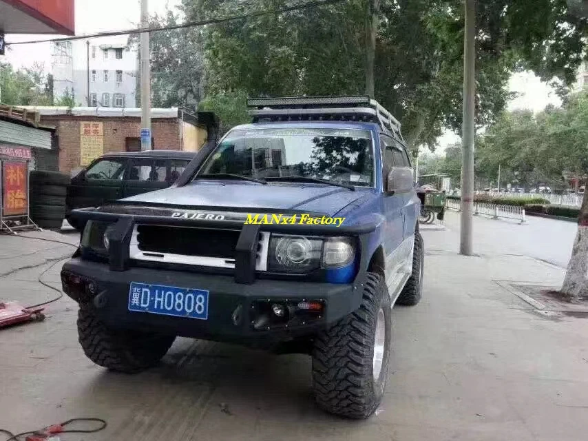 High Quality Front Bumper Steel Bull Bar For Pajero 2nd Gen v20 v30 v31