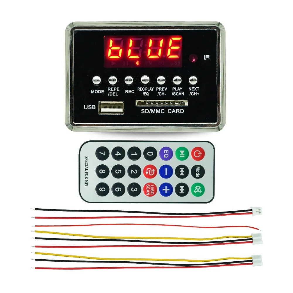 Mp3-плеер JQ, Bluetooth модульный декодер, плата Bluetooth, USB-комплект для автомобиля