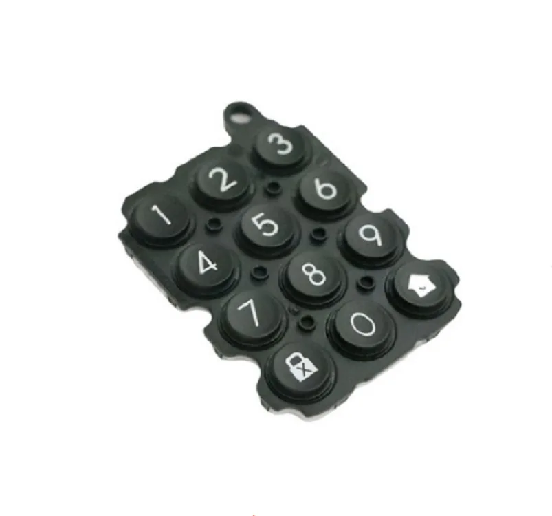 Silicone rubber miscellaneous parts switch remote control key silicone mold seal silk screen key silicone products manufacturer