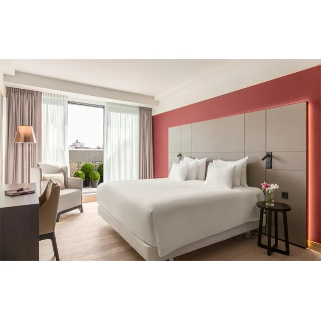 Custom Commercial Chain Hotel Wooden Room Furniture HO-643