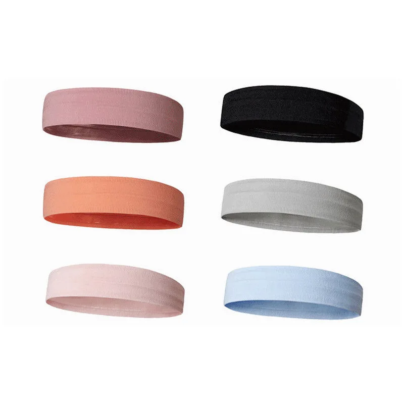 Super soft stretchy fitness fashion tennis sweatband microfiber headband for sports