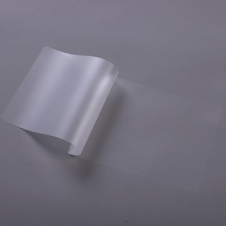  pvc film for id card 54*86mm 250mic pouch thermal lamination protecting cards