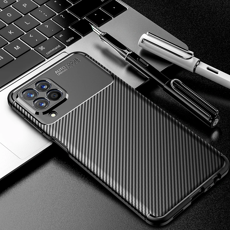 High Quality Shockproof Carbon Fiber Texture TPU Phone Case For Nokia C1 mobile back cover Nokia 2.3