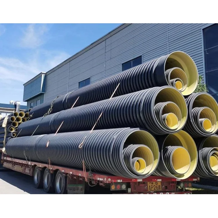 600 мм высокое качество HDPE двойные стенки гофрированной трубы для Водопропускной Трубы