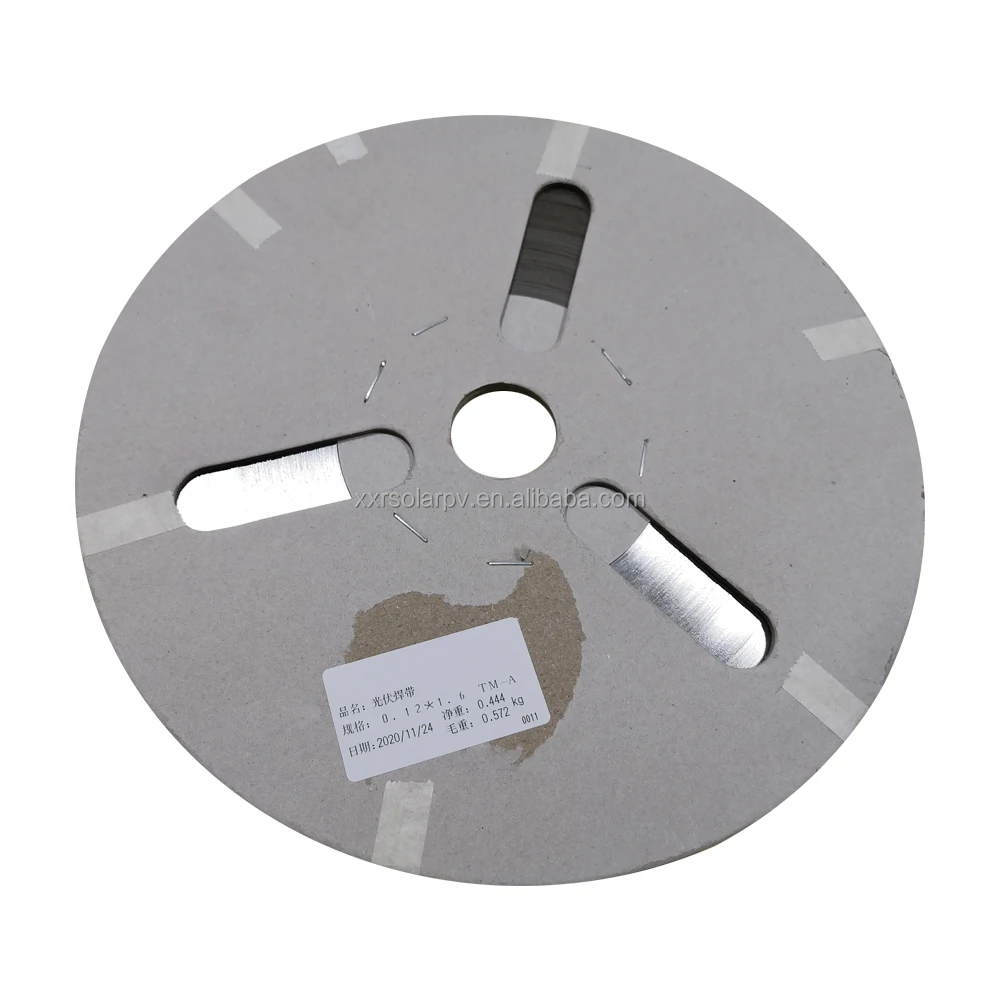 5*0.2mm High Purity Oxygen Free Copper Black Color Busbar Wire for Solar Panel Connecting Soldering Cell