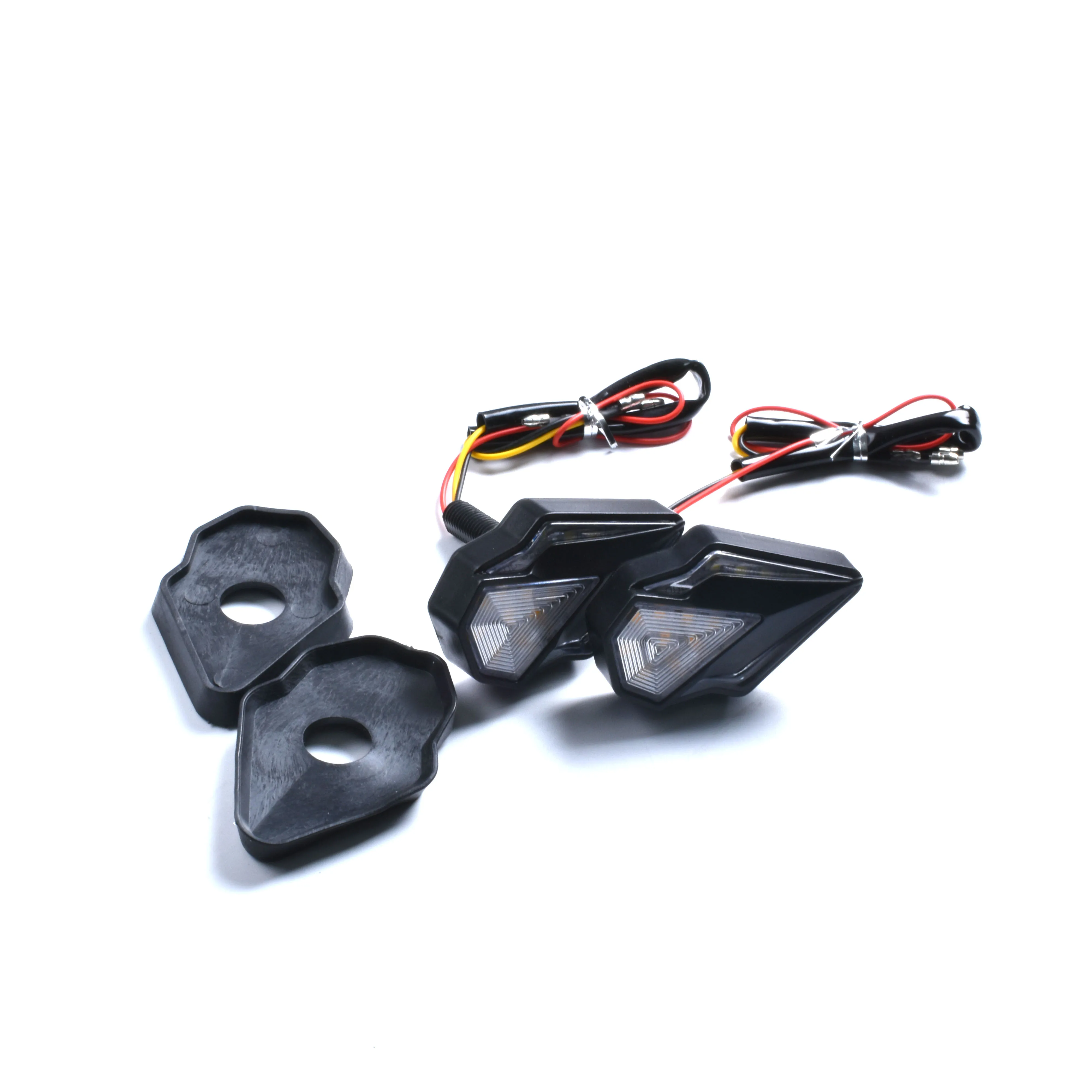 Warning Yellow Light General Indicator LED Turn Signal Motorcycle DC 12V Spirit Beast Body Lamp L23 Bicycle Color Signal Line