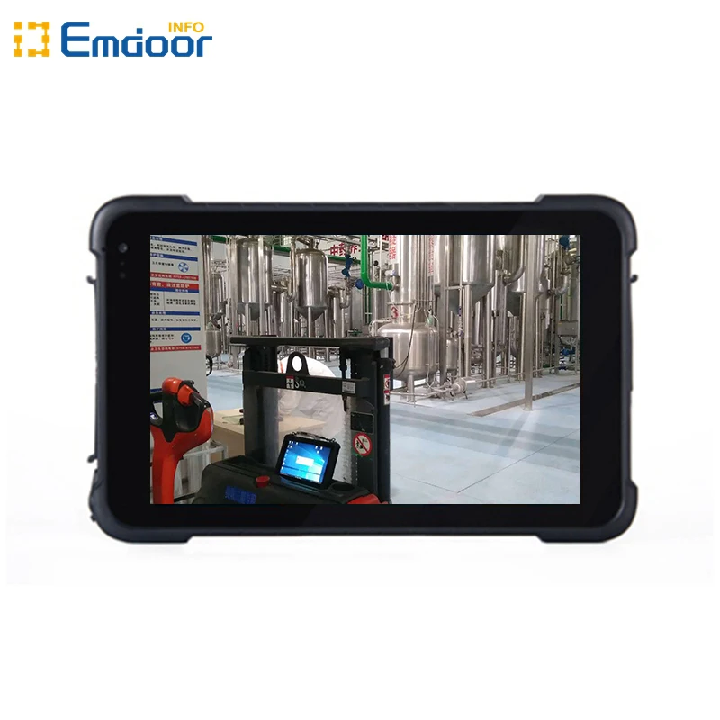 Rugged industrial tablet PC EM-I86 with IP67 waterproof material and GPS