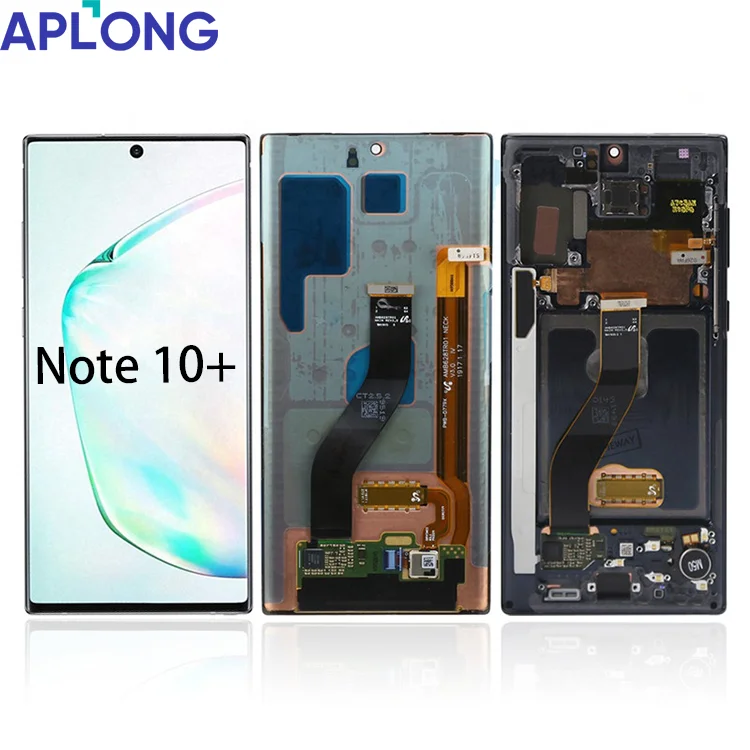Мобильный телефон Amoled для Samsung Note 10 Plus, сменный жк-дисплей с сенсорным экраном