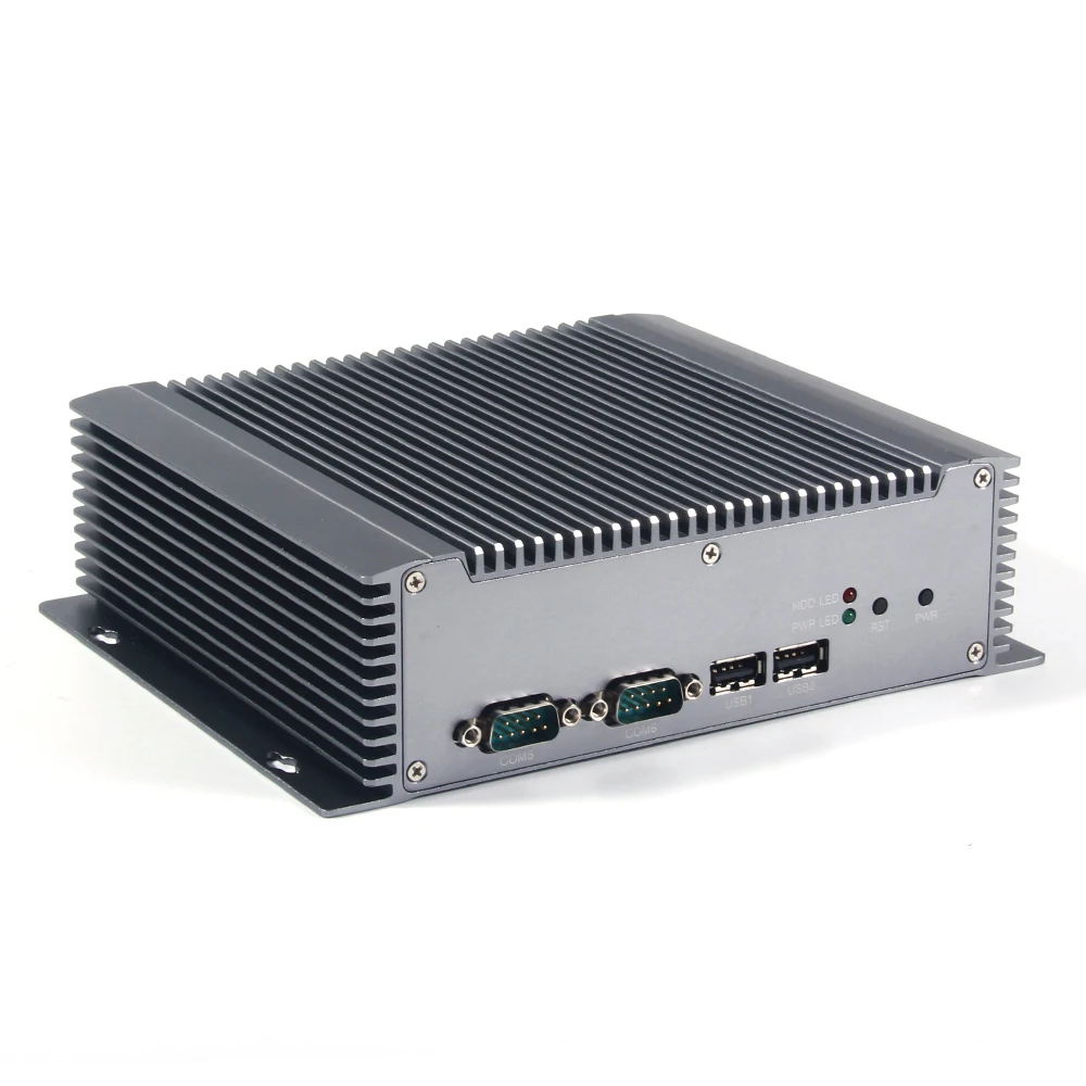 Высокая эффективность Quad Core игры 12V Мини ПК 4 ядра J1900 Win10 barebone-система