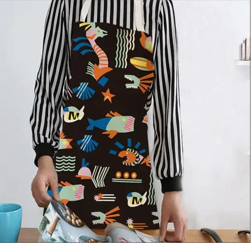 Wholesale Custom Digital Printing Cooking Linen Cleaning Chef Ladies Gardening Apron