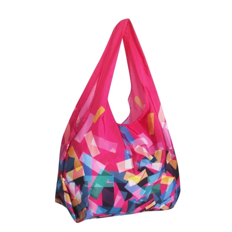 Hot sale factory price foldable polyester small nylon drawstring bag, waterproof nylon drawstring bag