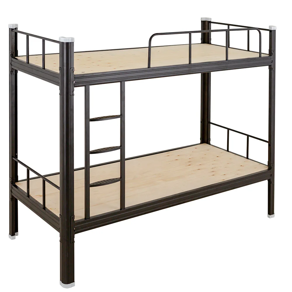 Стальная двухъярусная кровать для взрослых с металлическим каркасом