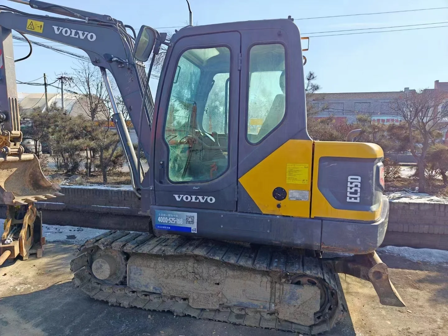 volvo Old Cheap Hydraulic Mini Korea Used Excavator Volvo EC55D For Sale
