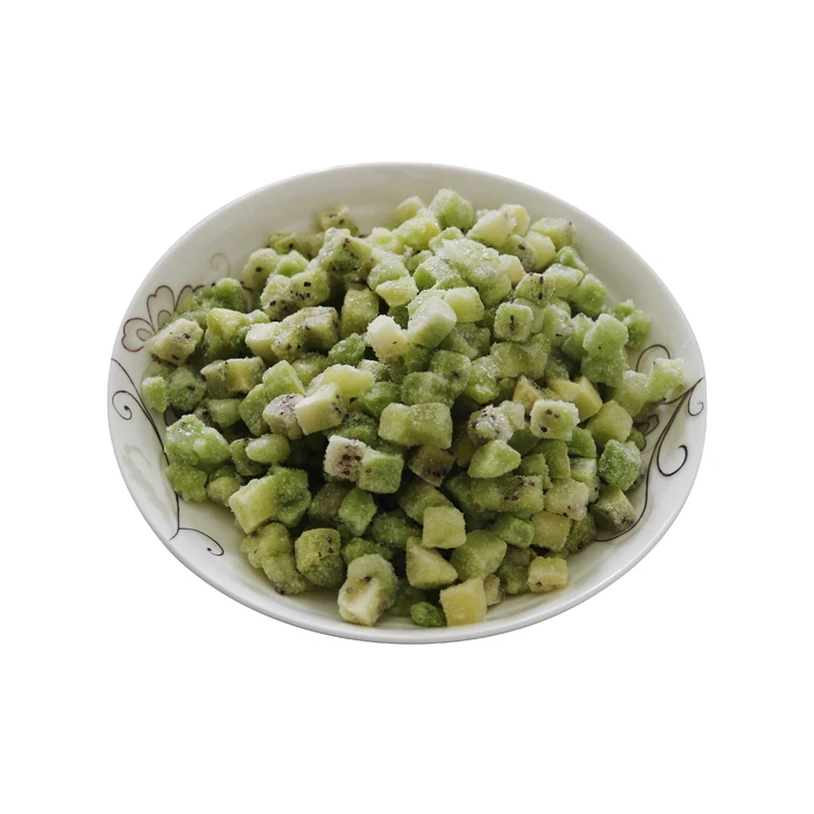 
Wholesale price china kiwi fruit frozen fruit IQF kiwi dices in bulk 