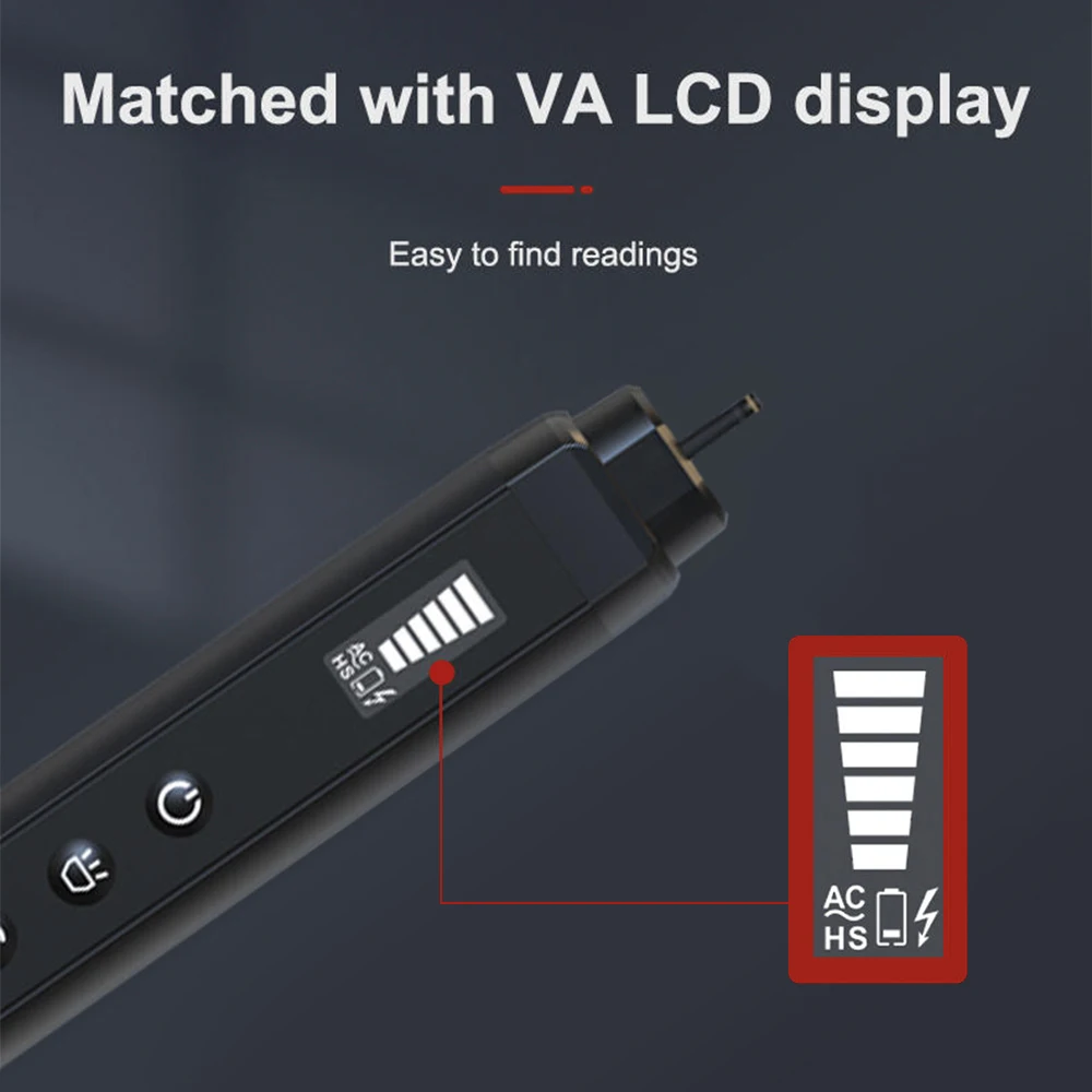 JCD PM8910 AC voltage detection pen  Intelligent induction digital display measuring electric pen  electric pen