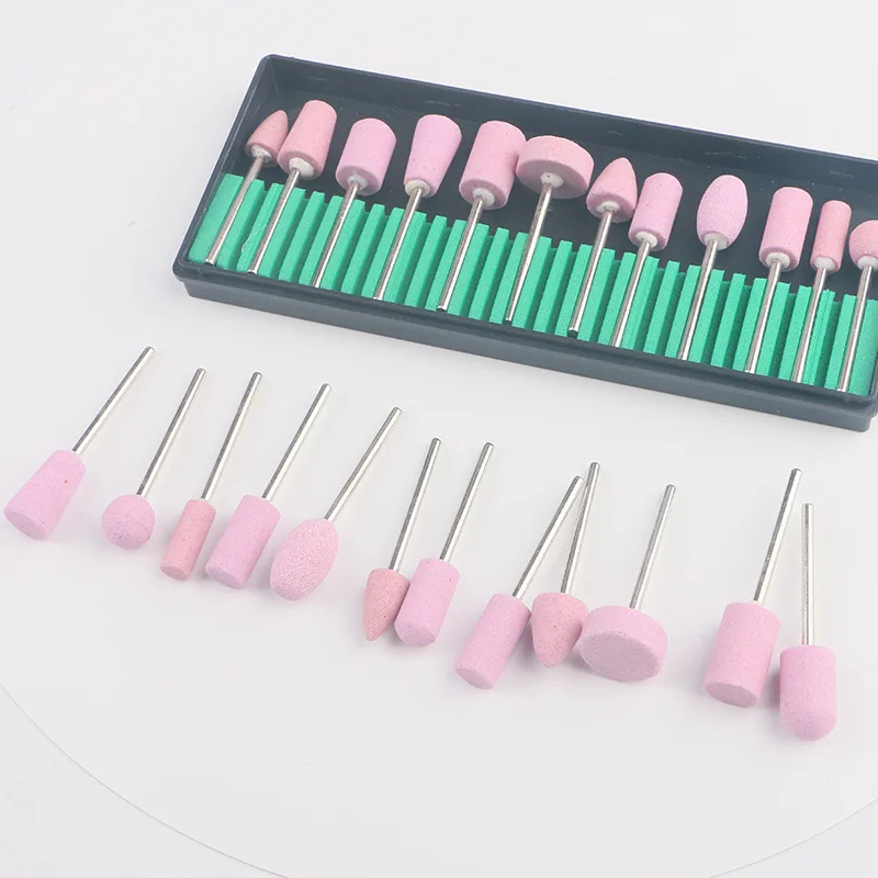 Electric Nail Drill Machine Set Cutters Head Manicure Cleaner Tool Quartz Stone Polisher Bits Grinding Equipment Accessories