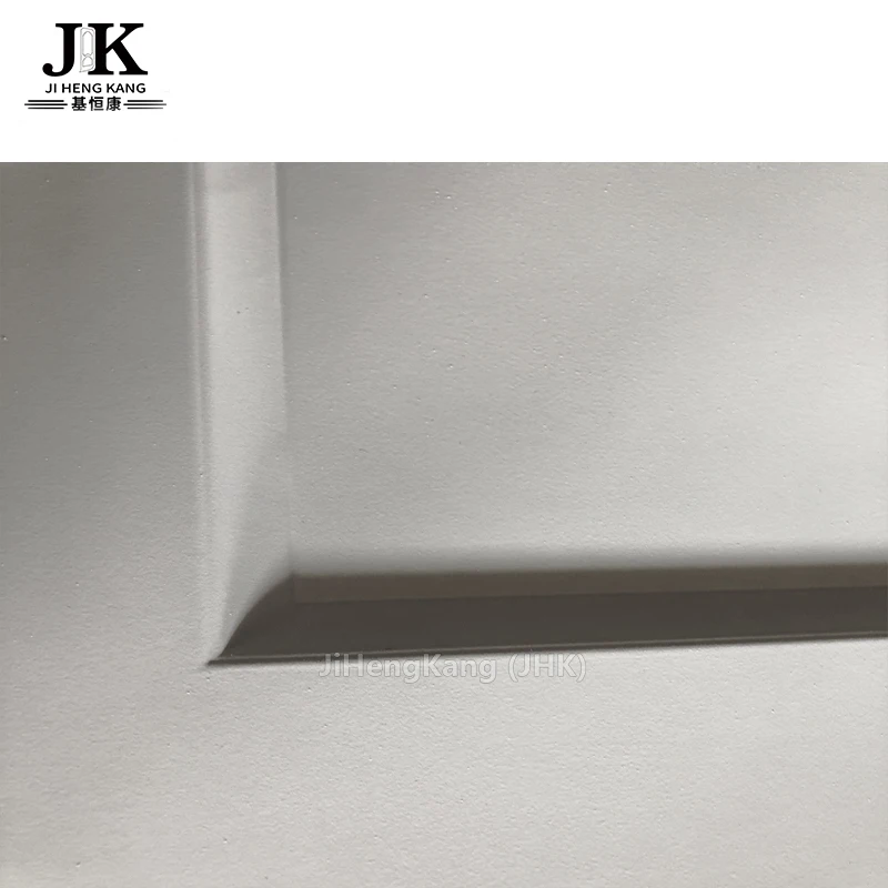 JHK-MS03 Hot Sale Pvc Accordion Folding Bifold Door Mirror Bifold Closet Doors With Smooth Surface Shaker Molded 3 Panel Craftsm