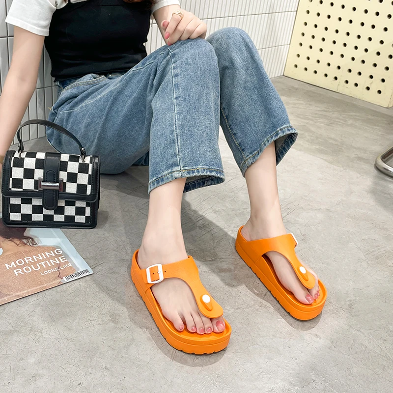 Anti- Slip Casual Sandals Summer Eva Flip Flops Custom Slippers Manufacturer