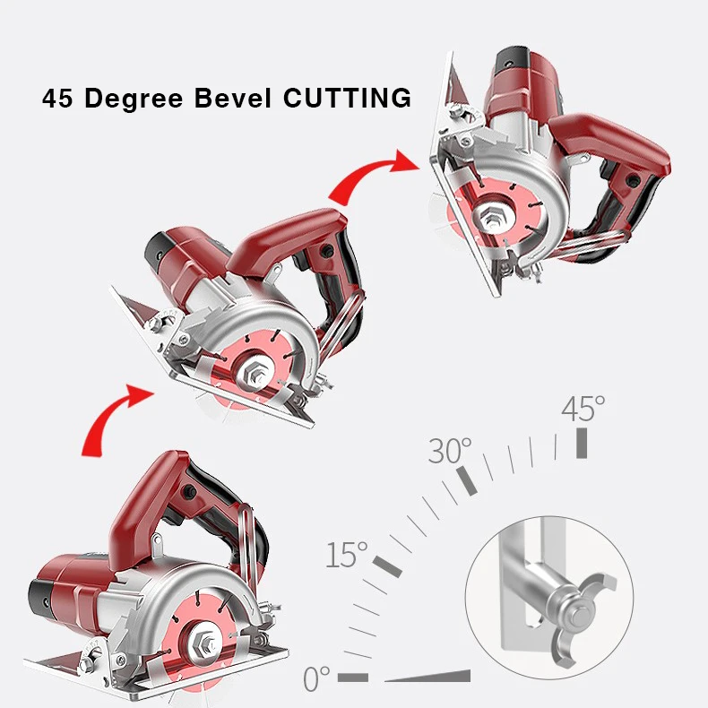 Dupow, столярные инструменты с переменной скоростью, 1680 вт, машина для резки стен
