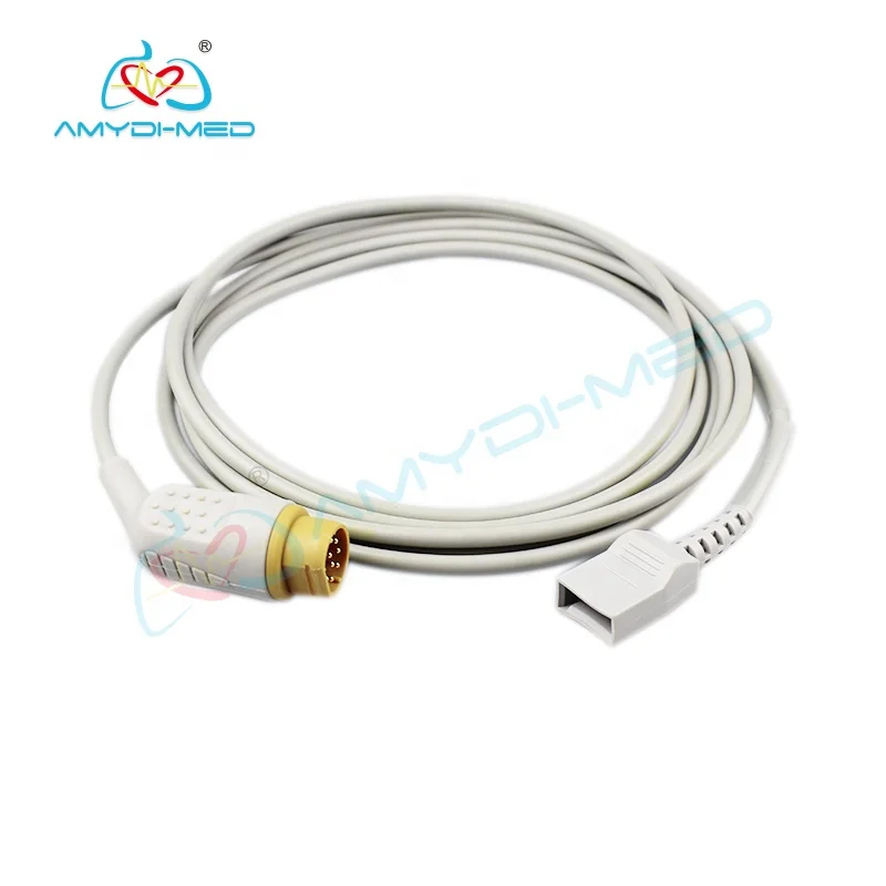 Compatible For Abbot 6P6C Jack Transducer Invasive Cable For Drager Adapter Cable IBP Cable