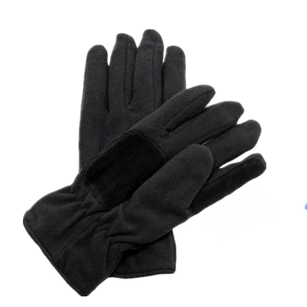 Замшевые простые ветрозащитные зимние теплые варежки